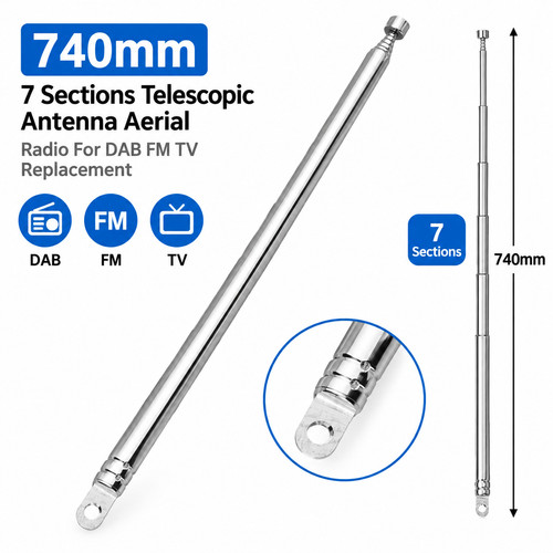 740mm sections telescopic - sections,