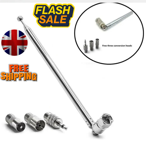 Telescopic dab radio aerial - telescopic, fm